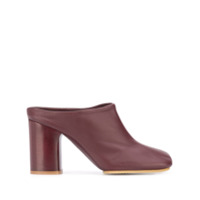 Acne Studios Mule com salto 85mm - Vermelho