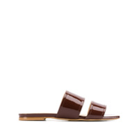 aeyde double-strap sandals - Marrom