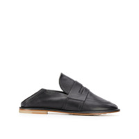 AGL round toe loafers - BLACK