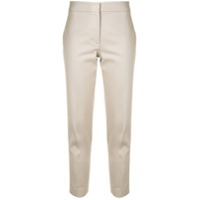 Agnona Calça slim cropped - Neutro