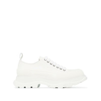 Alexander McQueen Tênis de couro - Branco