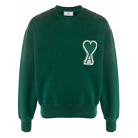 AMI Ami de Coeur patch sweatshirt - Verde