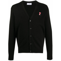 AMI Cardigan Ami de Coeur - Preto