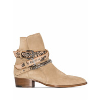 AMIRI Bota de camurça com fivela - Neutro