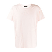AMIRI Camiseta mangas curtas com logo - Rosa