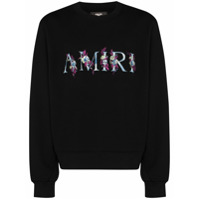 AMIRI floral logo sweatshirt - Preto