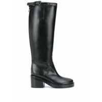 Ann Demeulemeester Bota com fivela - Preto