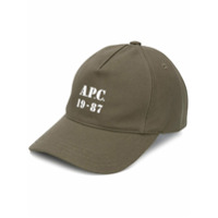 A.P.C. Boné com logo Stamped - Verde