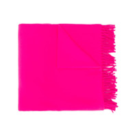 A.P.C. Cachecol oversized com franjas - Rosa