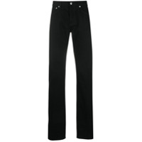 A.P.C. Calça jeans reta cintura alta - Preto