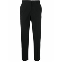 A.P.C. Calça reta cropped - Preto