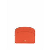 A.P.C. Porta-cartões com logo - Laranja