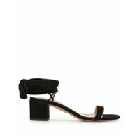 Aquazzura Sandália salto bloco - Preto