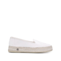 Baldinini Espadrille com logo - Branco