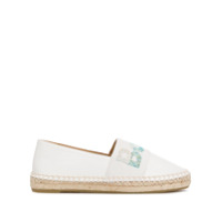 Baldinini Espadrille com logo - Branco