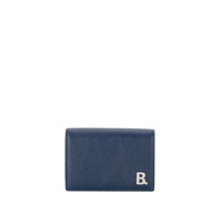 Balenciaga Carteira B mini de couro - Azul