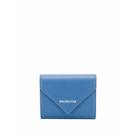 Balenciaga Carteira compacta Papier - Azul