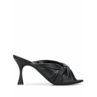 Balenciaga Mule Drapy com salto 80mm - Preto