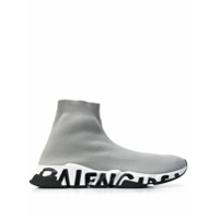 Balenciaga Tênis Speed Graffiti - Cinza