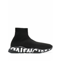 Balenciaga Tênis Speed Graffiti - Preto