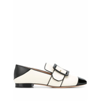 Bally Mocassim Janelle com fivela - Neutro
