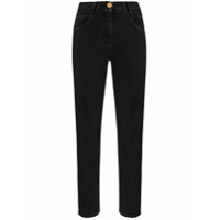 Balmain Calça jeans slim cintura alta - Preto