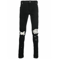 Balmain distressed skinny jeans - Preto