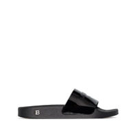Balmain Slide Calypso envernizado - Preto