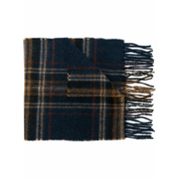 Barbour checked scarf - Azul