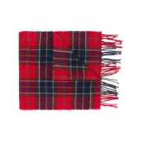 Barbour plaid scarf - Vermelho