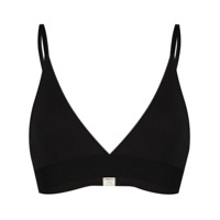 Baserange Sutiã canelado - Preto