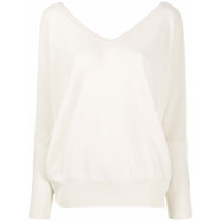 Ba&Sh Blusa gola V Elsy - Neutro