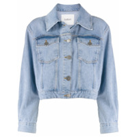 Ba&Sh Jaqueta jeans cropped Dilan - Azul