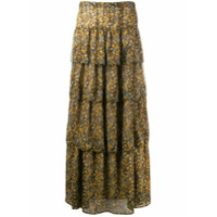 Ba&Sh Saia com estampa - Marrom