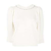 Ba&Sh Suéter Nea mangas 3/4 - Neutro