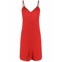 Ba&Sh Vestido Slad com aplicações - Vermelho