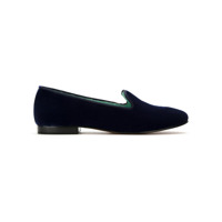 Blue Bird Shoes Loafer 'I Do' de veludo - Azul