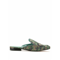 Blue Bird Shoes Slipper com amarração - Verde