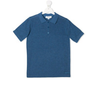 Bonpoint Camisa polo com logo - Azul