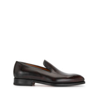 Bontoni slip-on leather shoe - Marrom