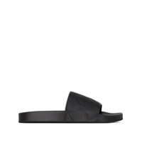 Bottega Veneta Slide de borracha - Preto