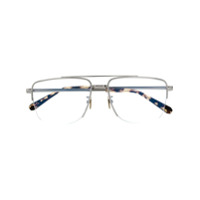 Brioni aviator-style glasses - Prateado