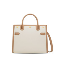 Burberry Bolsa tote Title pequena - Branco