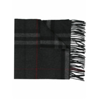 Burberry Cachecol xadrez de cashmere - Cinza