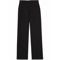 Burberry Calça pantalona com recortes - Preto