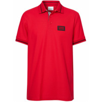 Burberry Camisa polo com aplicação - Vermelho