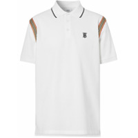 Burberry Camisa polo Icon Stripe - Branco