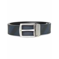 Burberry Cinto xadrez de couro - Azul