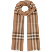Burberry Echarpe xadrez - Marrom