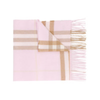 Burberry Estola de cashmere xadrez - Rosa